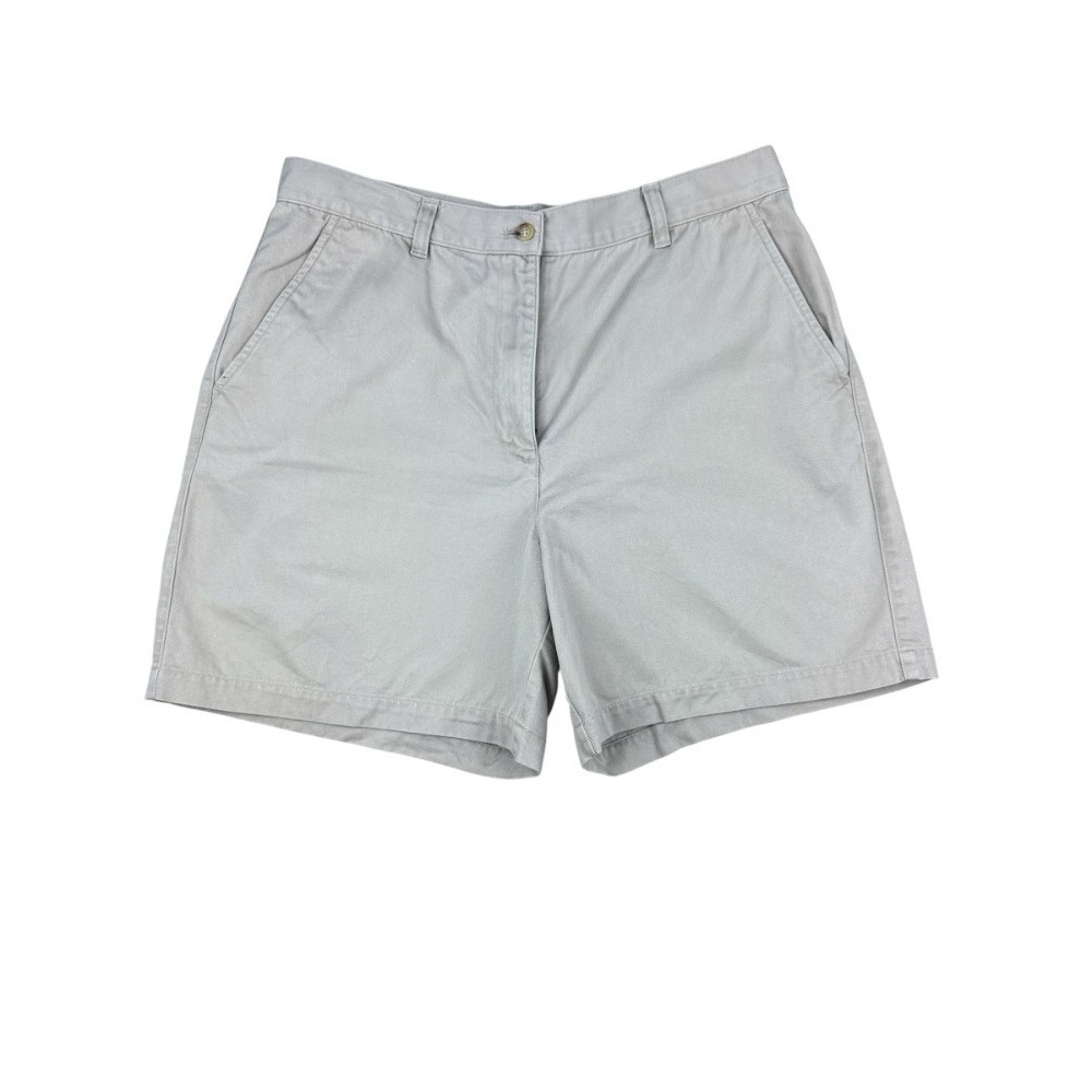 Lauren Ralph Lauren Khaki Cotton 6" Inseam Shorts Women's 12 Y2K Preppy